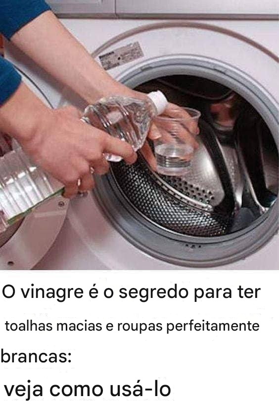 O vinagre é a chave para roupas brancas mais brancas e toalhas mais macias, mas a maioria das pessoas o usa incorretamente. Aqui está a maneira certa de usá-lo.