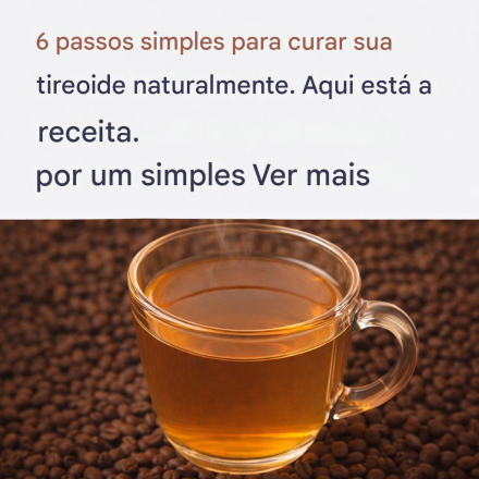 6 passos simples para curar sua tireoide naturalmente. Vou te dar a receita para um tratamento simples… Veja mais
