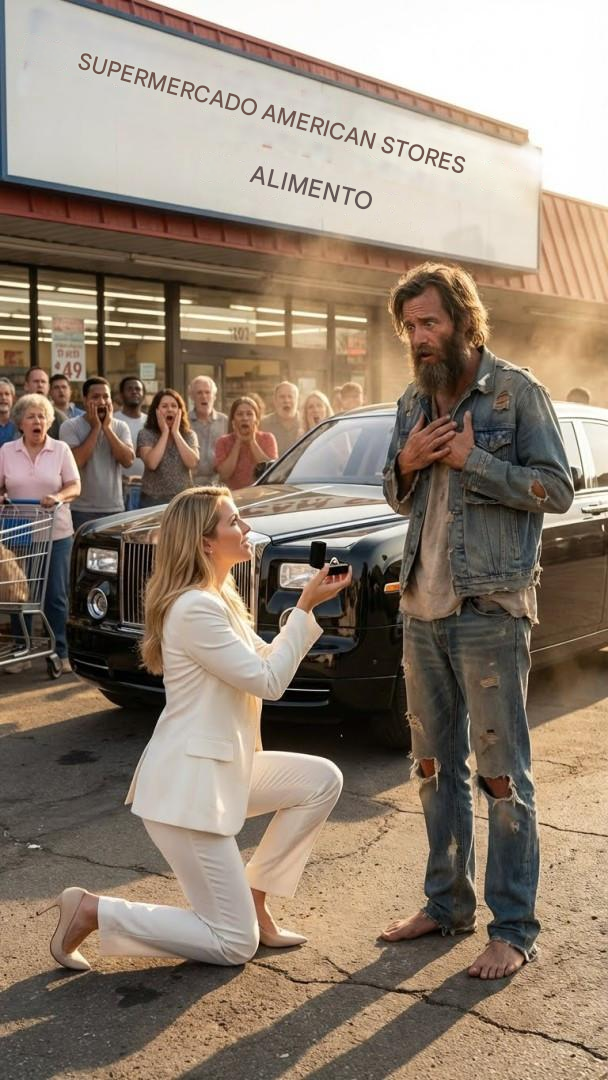 “Cásate conmigo, por favor”, le susurró la madre soltera multimillonaria al hombre sin hogar, y su respuesta dejó sin aliento a toda la calle.