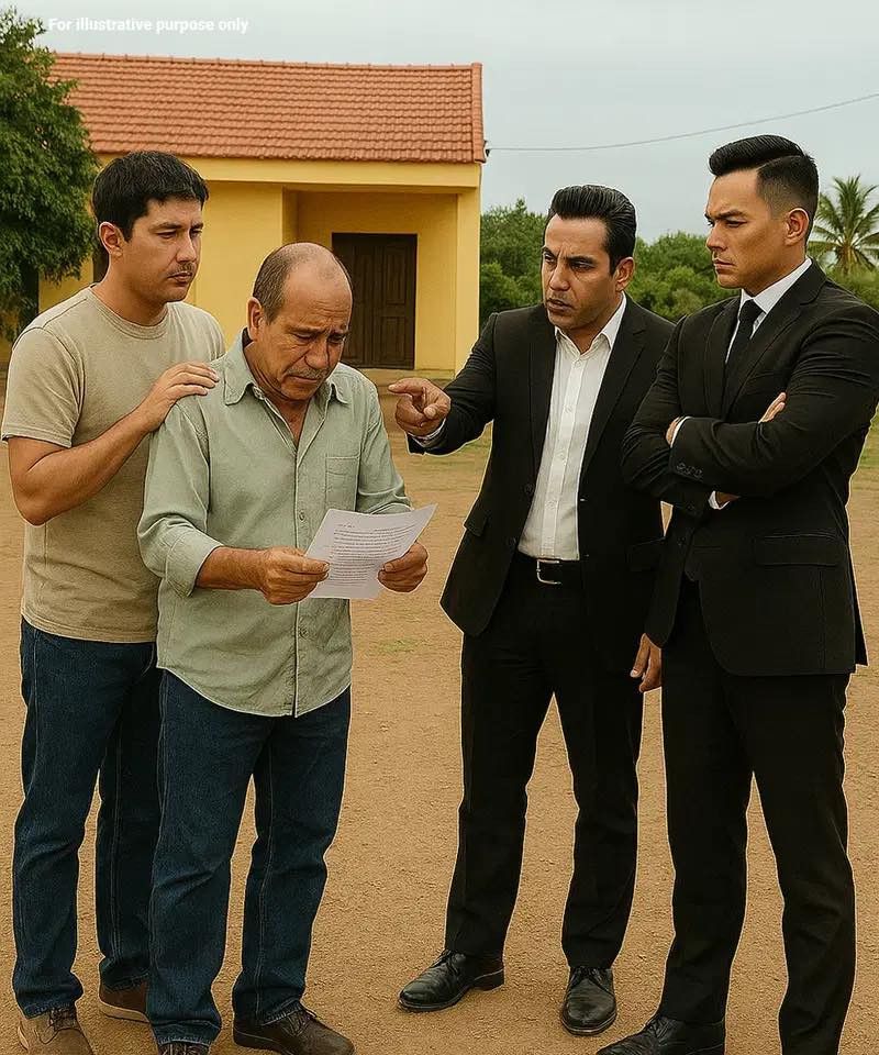 El padre emite un pagaré a sus tres hijos