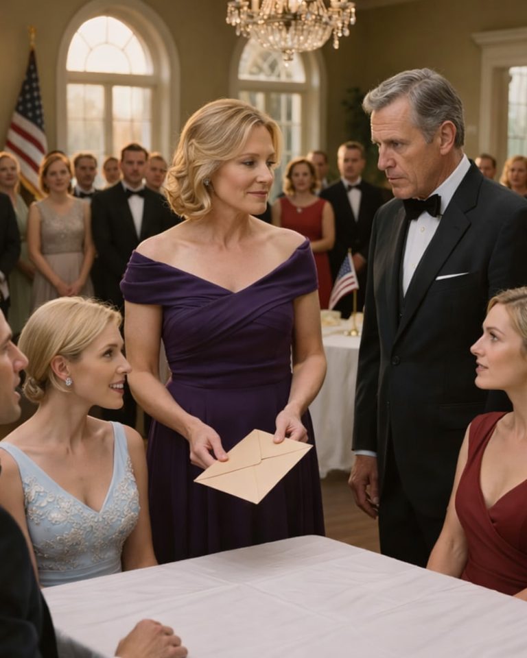 Durante la cena de bodas de mi hijo, mi marido, con quien llevo 32 años casado, se puso de pie y puso fin a nuestro matrimonio, mientras su secretaria le sonreía desde el otro lado de la mesa.