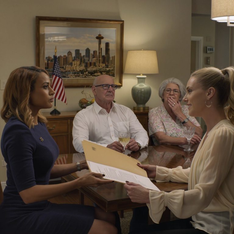 El banco me informó que debía $623,000 por una hipoteca que nunca firmé. Resultó que mi hermana había usado mi nombre para comprar la casa de sus sueños. Durante la cena, deslicé discretamente el informe policial por la mesa.