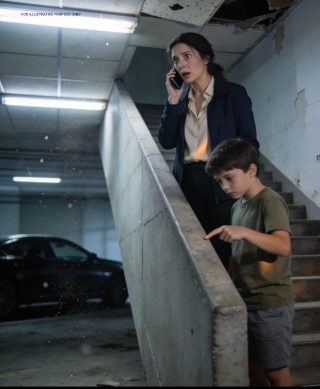 Fui a la oficina de mi esposo a devolverle algo que había olvidado, pero el edificio estaba vacío. El guardia de seguridad me dijo que la empresa había cerrado hacía años. Mi esposo seguía insistiendo en estar dentro. De repente, mi hijo susurró: «Mamá… es el coche de papá». Seguí su mirada escaleras arriba y…