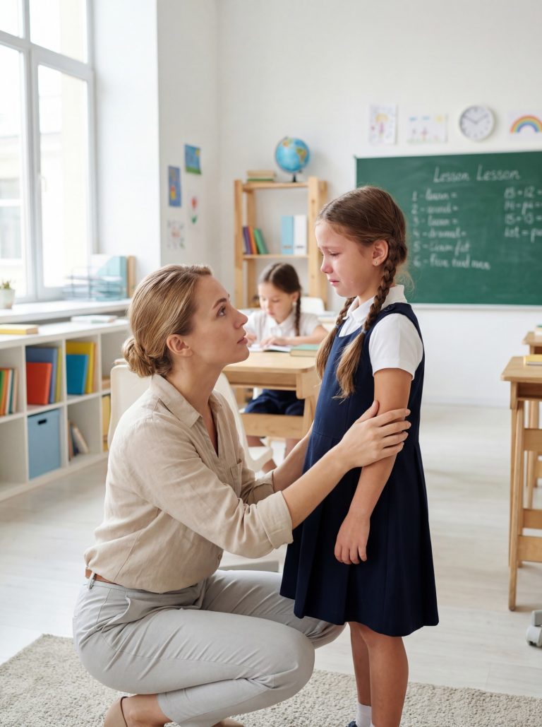 “Papai disse que não ia doer… mas vai doer.” — A professora notou a marcha rígida da menina e o súbito desmaio, e o que ela descobriu levantou uma questão perturbadora em casa.
