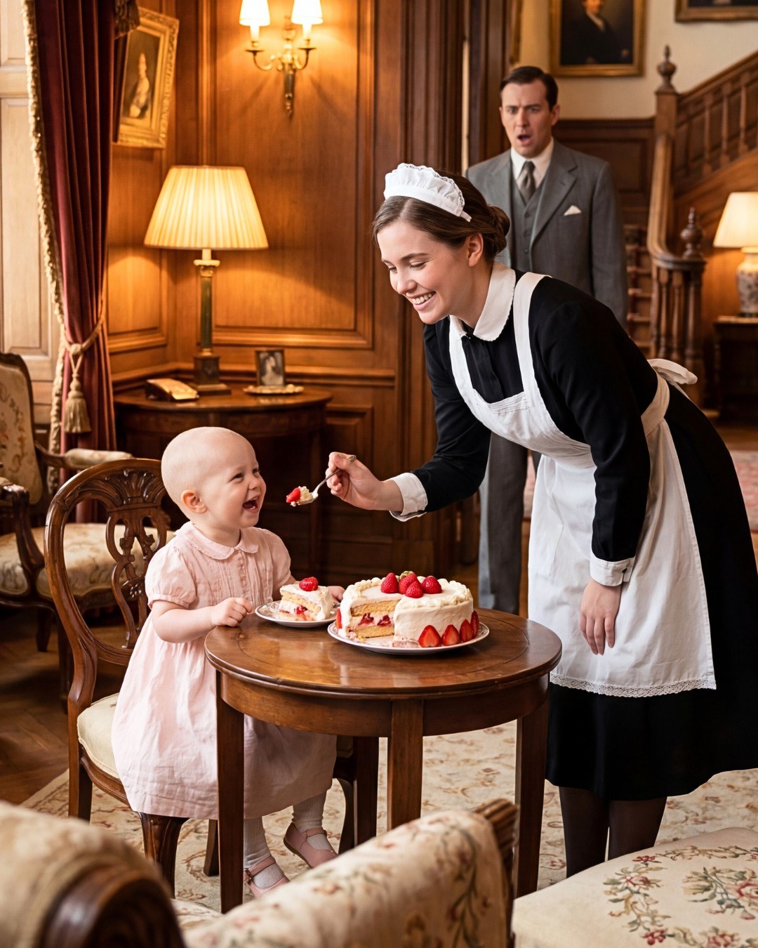A filha do milionário tinha apenas três meses de vida… mas o funcionário fez algo que o deixou sem palavras.
