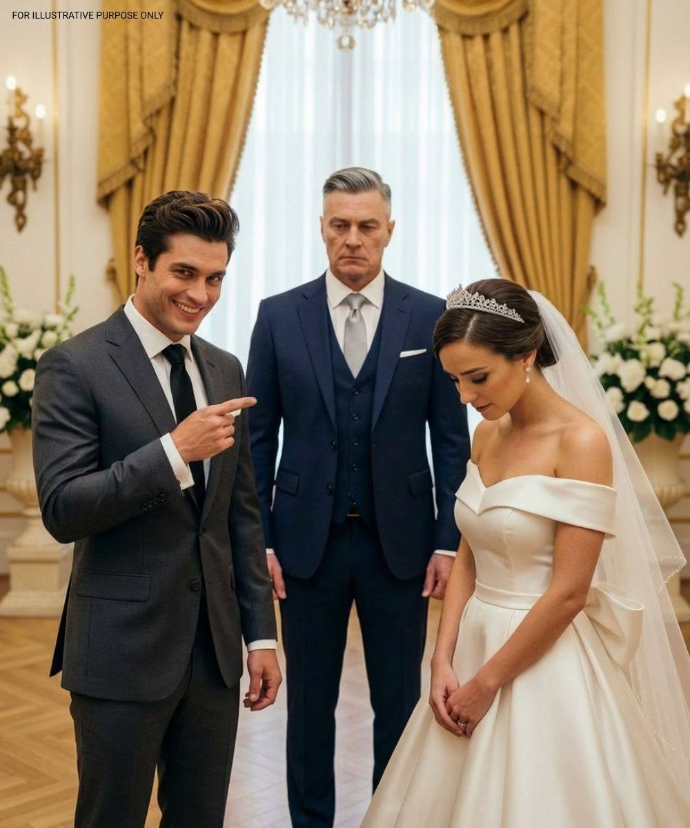 O noivo pensou que poderia humilhá-la diante de 350 convidados no altar, mas cometeu o pior erro de sua vida: esqueceu quem era o pai da noiva.