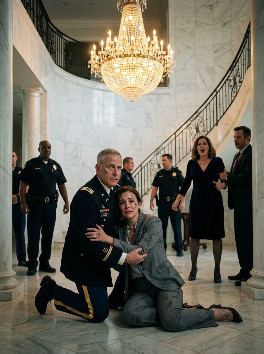 Mal tinha cruzado a porta quando meu marido me deu um tapa tão forte que meus ouvidos zumbiram. “Você sabe que horas são, sua vadia inútil? Vá para a cozinha e cozinhe para a minha mãe!” Aguentei firme. Passei uma hora preparando a refeição dela, só para ela dar uma mordida, cuspir e me empurrar para trás. Quando desabei no chão, uma contração repentina e dolorosa e um fluxo de sangue quente me disseram tudo o que eu precisava saber. Eu estava perdendo nosso bebê. Corri para pegar o telefone e ligar para o 190. Meu marido apenas bufou, arrancou o telefone da minha mão e o jogou do outro lado do cômodo. Parei de chorar. Lentamente, segurando minha barriga, olhei para o homem com quem me casei e para a mulher que acabara de matar meu filho. “Liguem para o meu pai”, sussurrei. Eles não faziam ideia de quem ele realmente era.