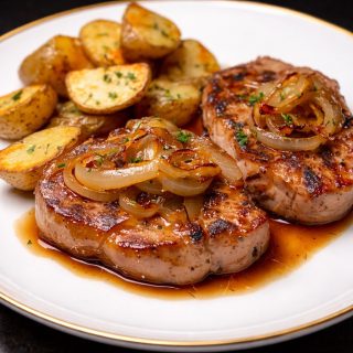 Quem inventou essa receita merece uma medalha! Minha receita secreta de costeletas de porco!