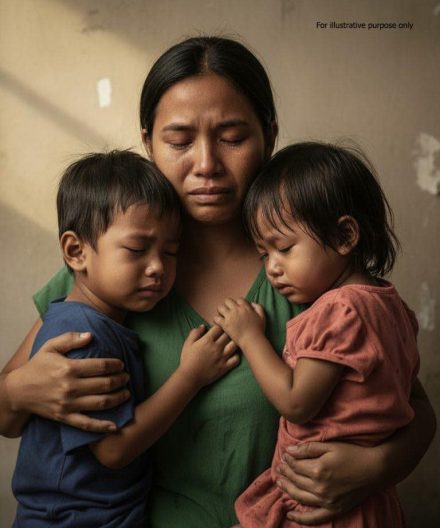 El marido se llevó a su novia y a su hijo de viaje, dejando a su esposa en casa porque estaba enferma en el hospital y el niño no tenía dinero para pagar la escuela.