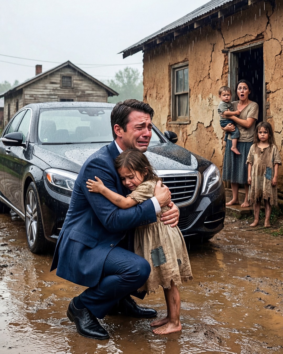 Um milionário chama a porta de uma casa pobre buscando sua filha perdida, e ele encontra a mudança toda…