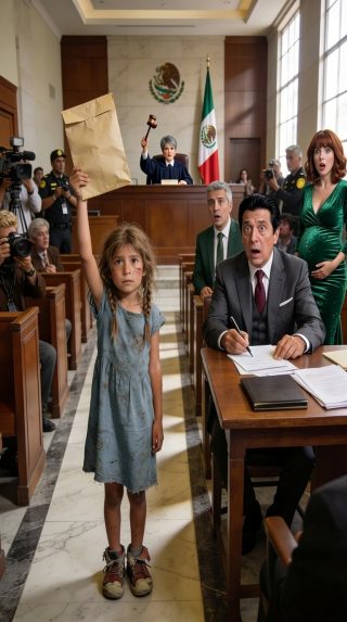 Faltavam segundos para ele entregar 980 milhões de pesos à sua ex-esposa grávida quando uma jovem irrompeu repentinamente no tribunal, ergueu um envelope e gritou: