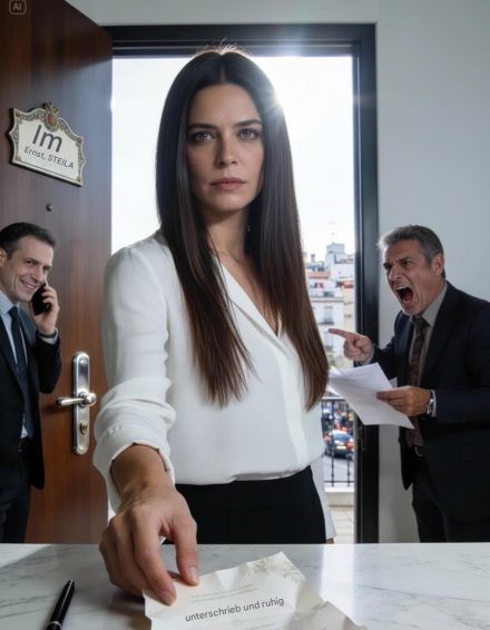 “Firma esto, de lo contrario alargaré esto durante años”.