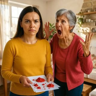 “¡Fuera de aquí!”, gritó mi suegra en mi propia casa. No esperaba que fuera la primera en irse. Lena estaba doblando un pelele para el bebé cuando oyó la llave en la cerradura. Se le encogió el corazón: Andréi estaba en el trabajo y mi suegra tenía una llave “por si acaso”. Solo que Galina Petrovna trataba cada día de la semana como una emergencia. “¡Lenochka! ¿Dónde estás?” Salió al pasillo, ajustándose el suéter por encima de la barriga. Mi suegra estaba allí con bolsas de materiales de construcción, ya quitándose el abrigo. “Buenos días, Galina Petrovna”. “¿Qué tal? ¡Ya casi es de noche!”, entró mi suegra en la sala, observando cada rincón. “¿Has vuelto a pasarte todo el día en casa? En mi época, trabajábamos hasta el último minuto. En los últimos tres años, Lena había aprendido que era más fácil estar de acuerdo que discutir. Vivían separadas, ¿qué más daba lo que pensara mi suegra?” “Traje pintura” —Galina Petrovna vertió los botes sobre el sofá—. “Azul. De verdad, no ese amarillo tan tonto.” Lena miró los botes. Ella y Andréi llevaban dos semanas eligiendo el color para la habitación del bebé, soñando… “Pero ya la pintamos…” “¿Y qué? La pintaremos de nuevo” —su suegra ya se dirigía a la habitación—. “Un niño necesita un color masculino, no esta sosa”. En la habitación, Galina Petrovna se detuvo con los brazos cruzados. “Qué pesadilla. La cuna no puede estar junto a la ventana. ¿Y esas cortinas con conejitos… para un recién nacido?” “Nos gustan…” “No me gustan. Y a mi nieto tampoco le gustarán” —su suegra tocó las cortinas con disgusto—. “Lo cambiaremos todo mañana.” Lena guardó silencio. Como siempre. El niño le dio una patada en el estómago, como protestando por los planes de alguien más para su habitación. Andréi había vuelto tarde. Lena lo recibió en la cocina, donde todavía estaban las latas de pintura que su suegra había olvidado.