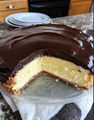 Pastel de crema de Boston