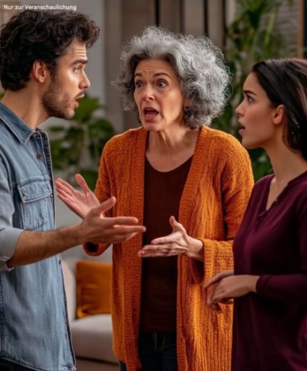 Minha sogra me bateu na frente do meu marido.