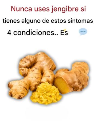 Nunca uses jengibre si tienes alguna de estas afecciones: puede causar graves problemas de salud.