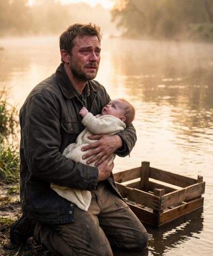 Perdió a toda su familia en un incendio y luego el río le dio un hijo.