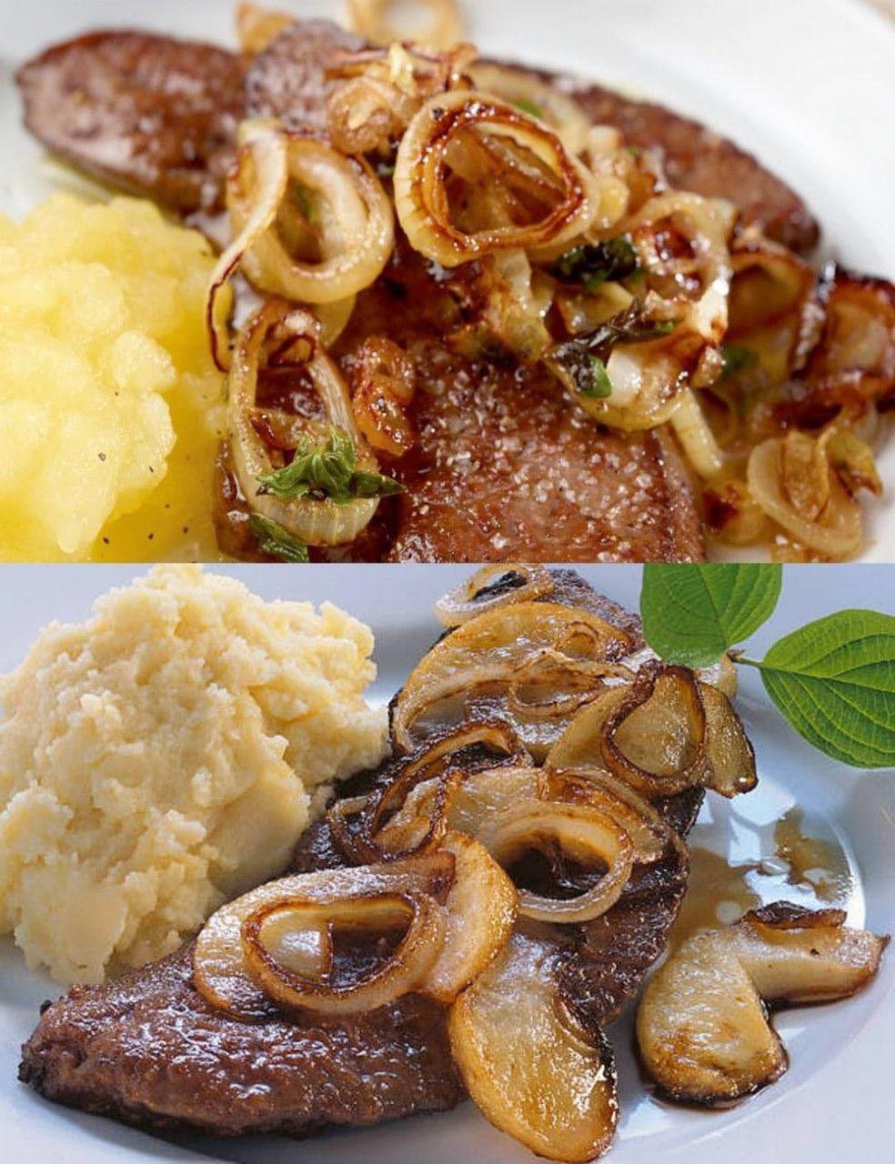 ¿Alguien comería hígado y cebolla aquí? ¡Encontrarás la receta en los comentarios!