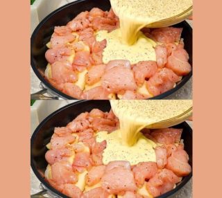 ¡Un sabor increíble a pollo y papa! ¡Una receta fácil y deliciosa que preparo todas las semanas!