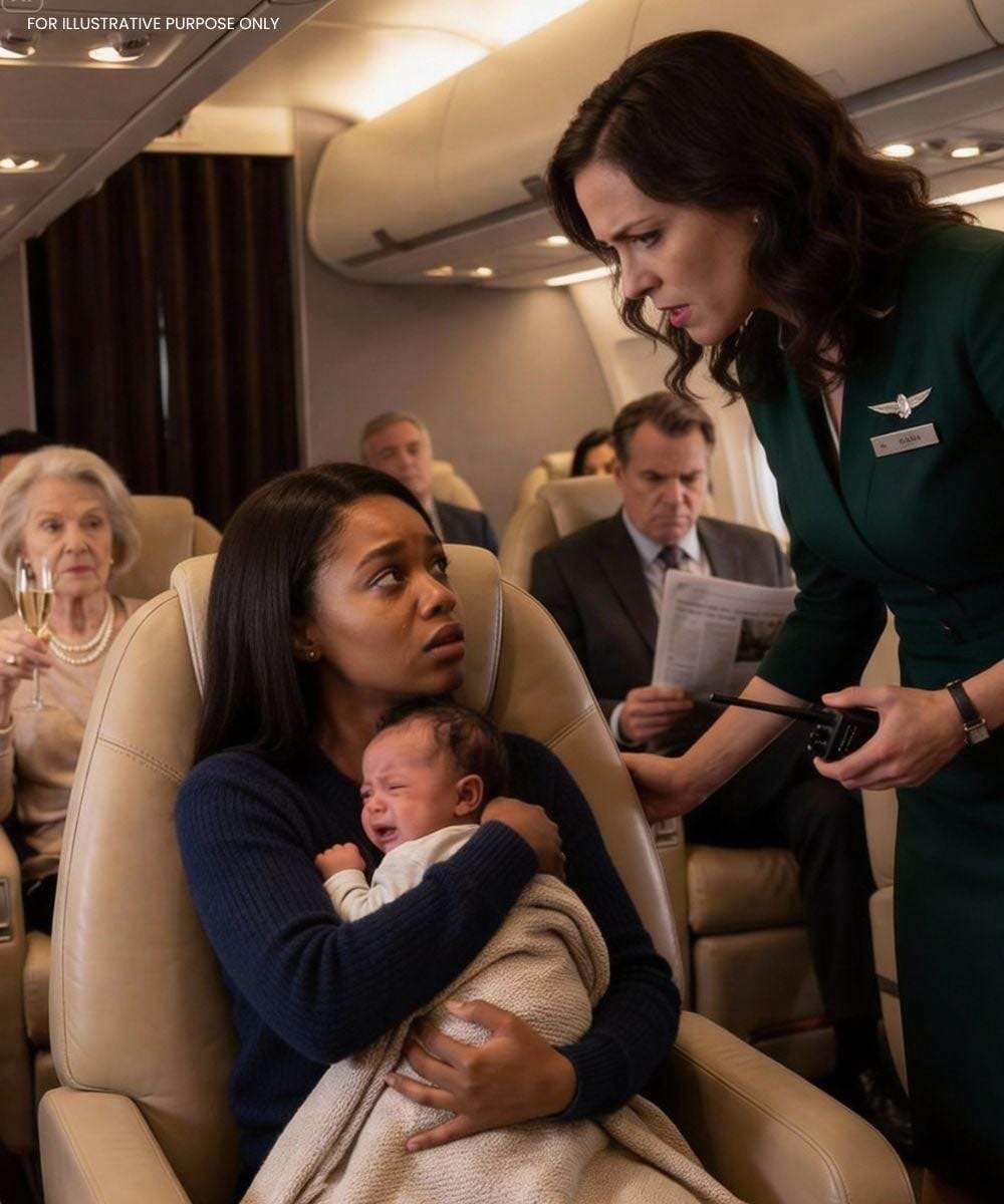Ella me golpeó en primera clase por tener un bebé que lloraba. Nunca imaginó que estaba casada con un hombre que era dueño de una aerolínea entera.